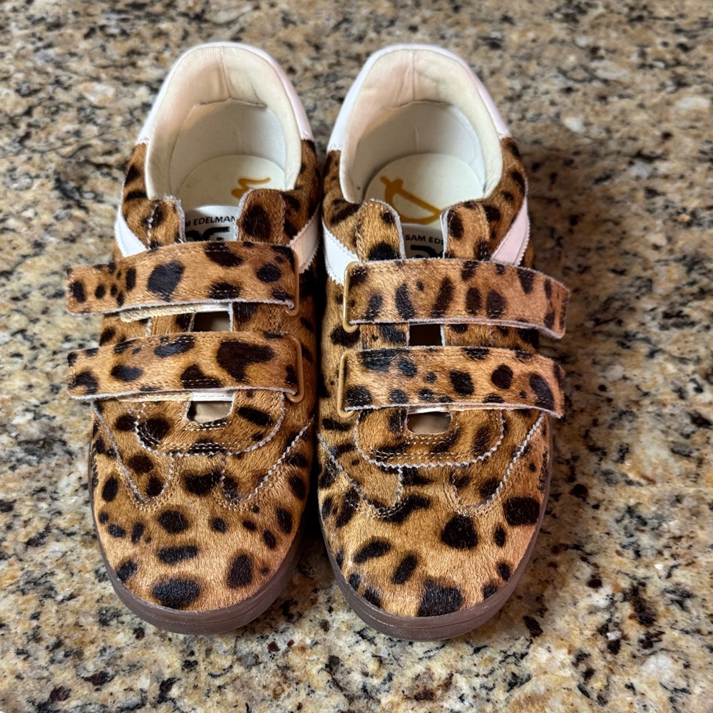 Sam Edelman women’s Leopard Print Sneakers